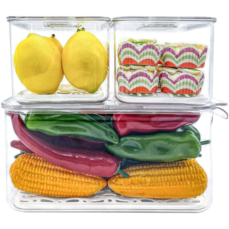 NERTHUS Lot De 3 Boîtes Alimentaires Enfants - Empilables, Sans BPA, Fermeture Hermétique - Couleurs Vives